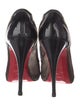Christian Louboutin Chain-Link Accent Mesh Pumps