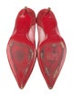 Christian Louboutin Suede Mesh Accents Pumps