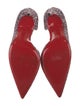 Christian Louboutin Glitter Glitter Accents D'Orsay Pumps