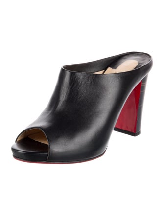Christian Louboutin Leather Mules