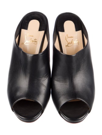 Christian Louboutin Leather Mules