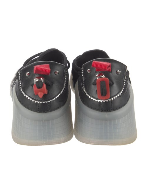 Christian Louboutin Suede Colorblock Pattern Sneakers