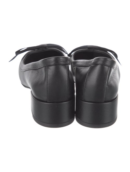 Christian Louboutin Leather Bow Accents Pumps