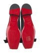Christian Louboutin Leather Bow Accents Pumps