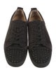 Christian Louboutin Spike Accents Suede Sneakers