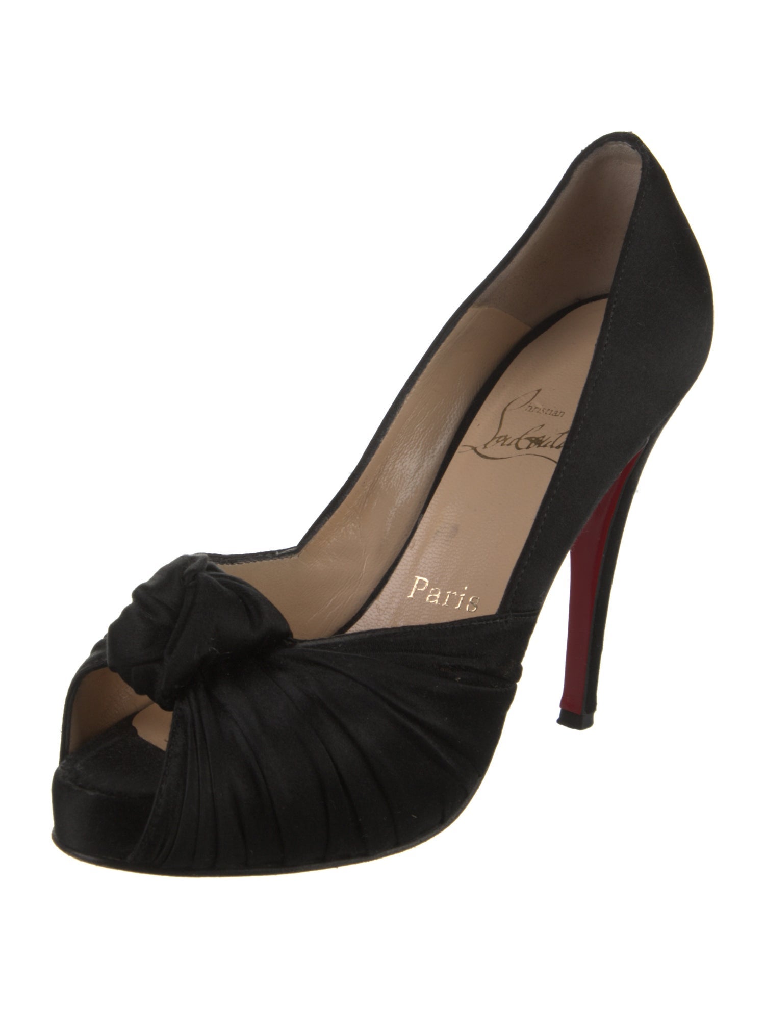 Christian Louboutin Vintage Satin Pumps