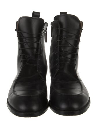 Christian Louboutin Leather Combat Boots
