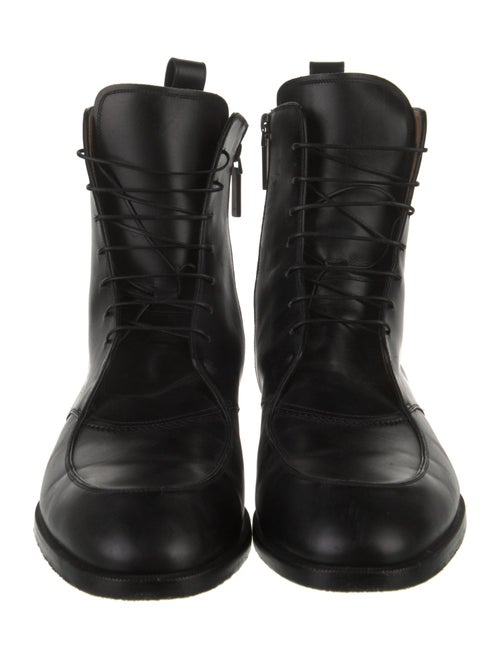 Christian Louboutin Leather Combat Boots
