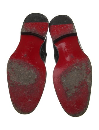 Christian Louboutin Leather Combat Boots