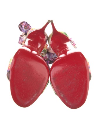 Christian Louboutin Floral Print Sandals