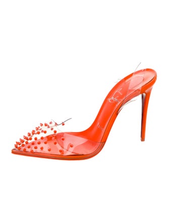 Christian Louboutin Spike Accents PVC Mules
