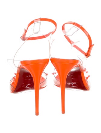 Christian Louboutin Spike Accents PVC Mules