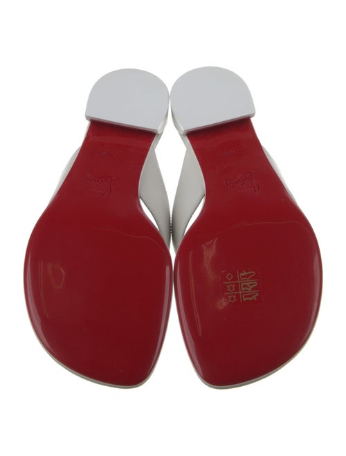 Christian Louboutin Leather Slides