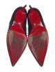 Christian Louboutin Spike Accents Suede Pumps