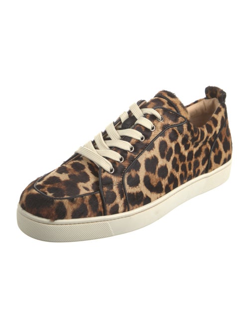 Christian Louboutin Ponyhair Animal Print Sneakers
