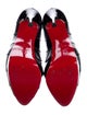 Christian Louboutin Patent Leather Scalloped Accent Pumps