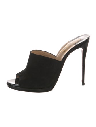 Christian Louboutin Suede Slides