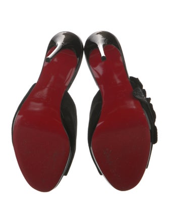 Christian Louboutin Suede Slides
