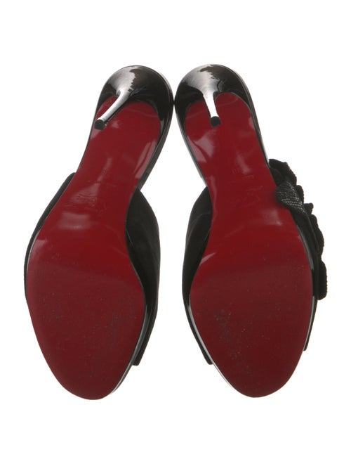Christian Louboutin Suede Slides