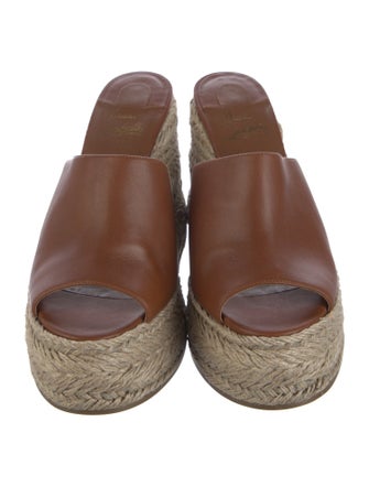 Christian Louboutin Leather Mules