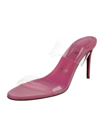 Christian Louboutin Leather Slides