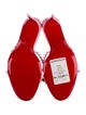 Christian Louboutin Spike Accents Leather Slides