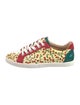 Christian Louboutin Leather Printed Sneakers