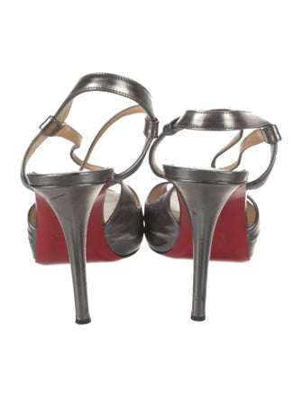 Christian Louboutin Leather T-Strap Pumps