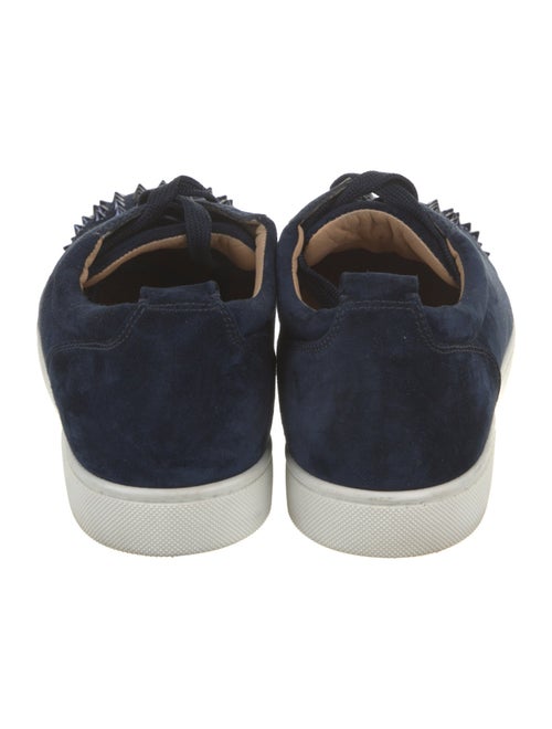 Christian Louboutin Spike Accents Suede Sneakers