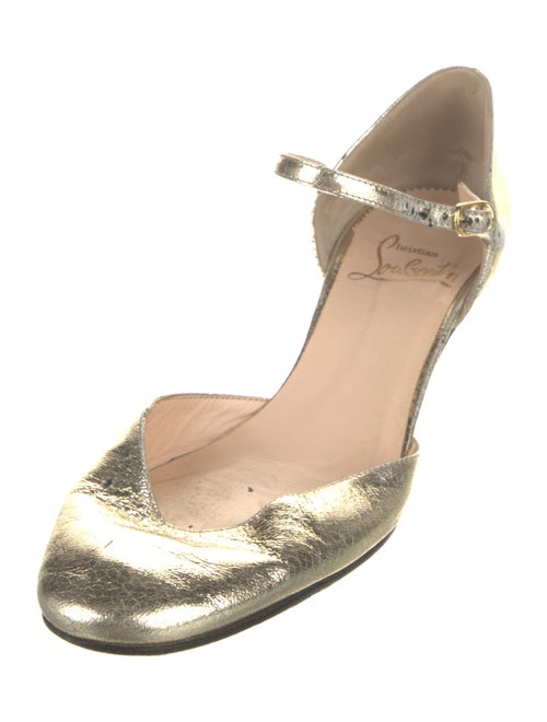 Christian Louboutin Leather Slingback Pumps