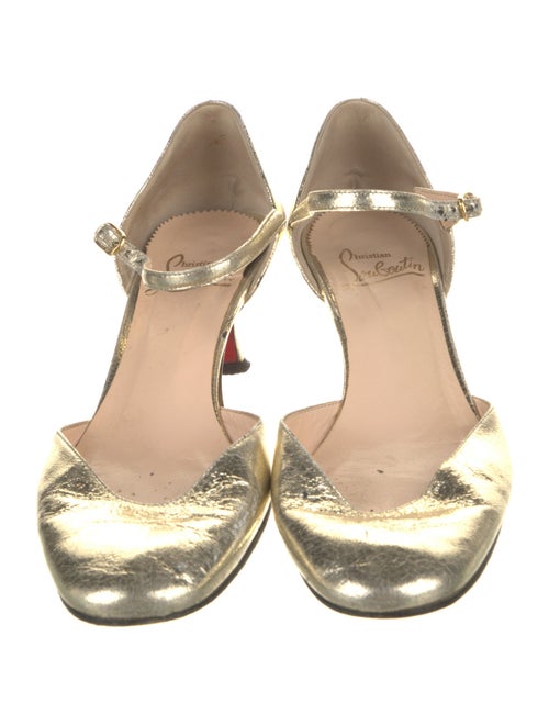 Christian Louboutin Leather Slingback Pumps