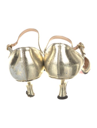 Christian Louboutin Leather Slingback Pumps