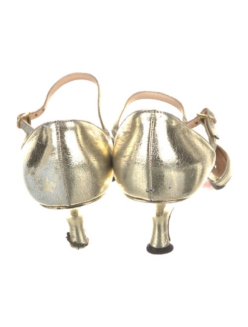 Christian Louboutin Leather Slingback Pumps