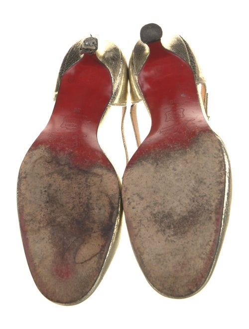 Christian Louboutin Leather Slingback Pumps