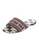 Christian Dior Leather Printed Mules