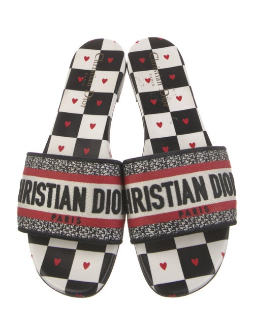 Christian Dior Leather Printed Mules