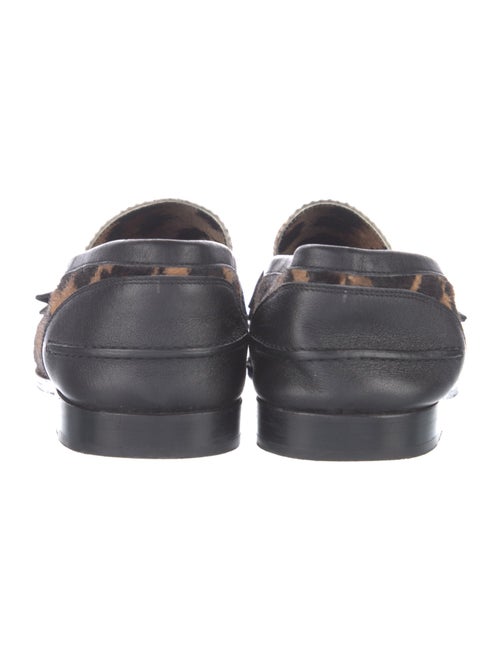 Christian Louboutin Ponyhair Animal Print Loafers
