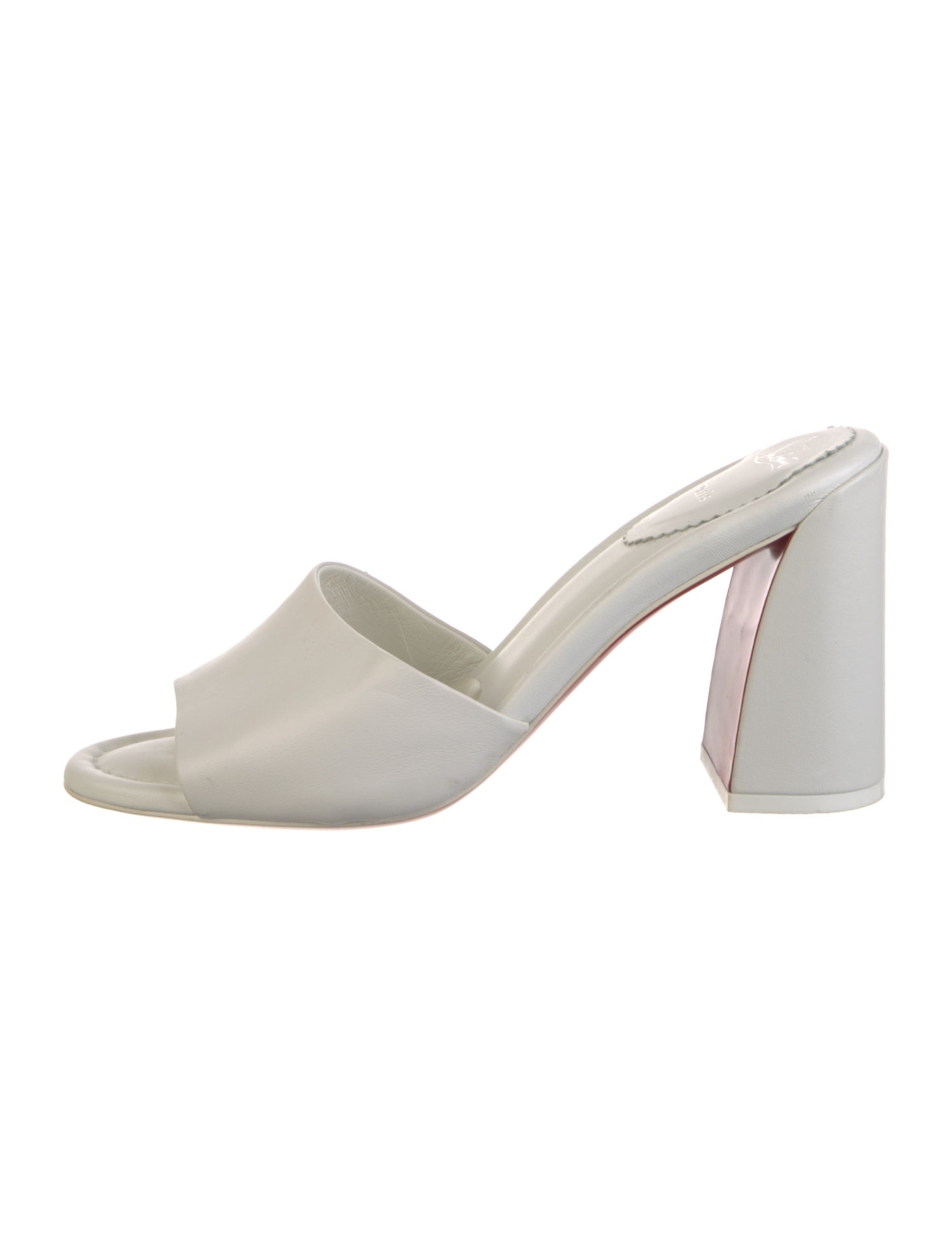 Christian Louboutin Leather Slides