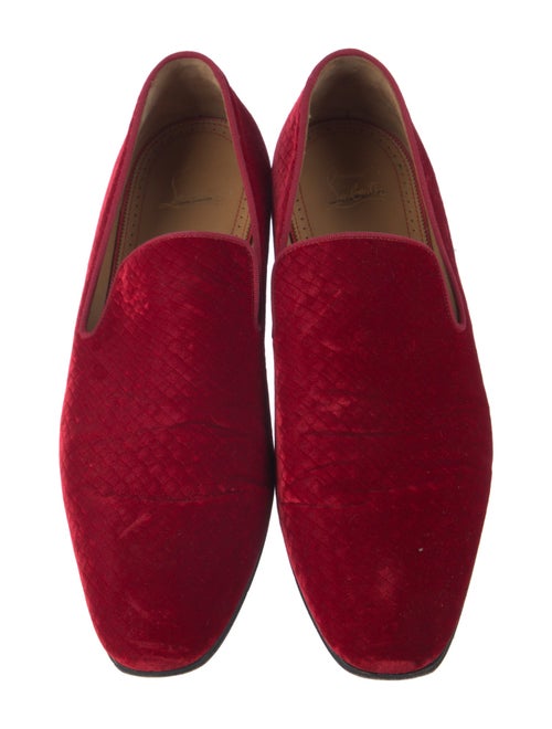 Christian Louboutin Velvet Slippers