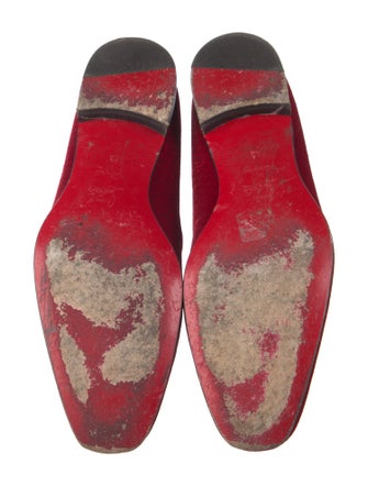 Christian Louboutin Velvet Slippers
