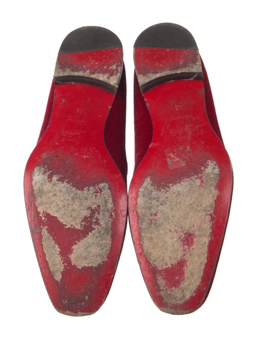 Christian Louboutin Velvet Slippers