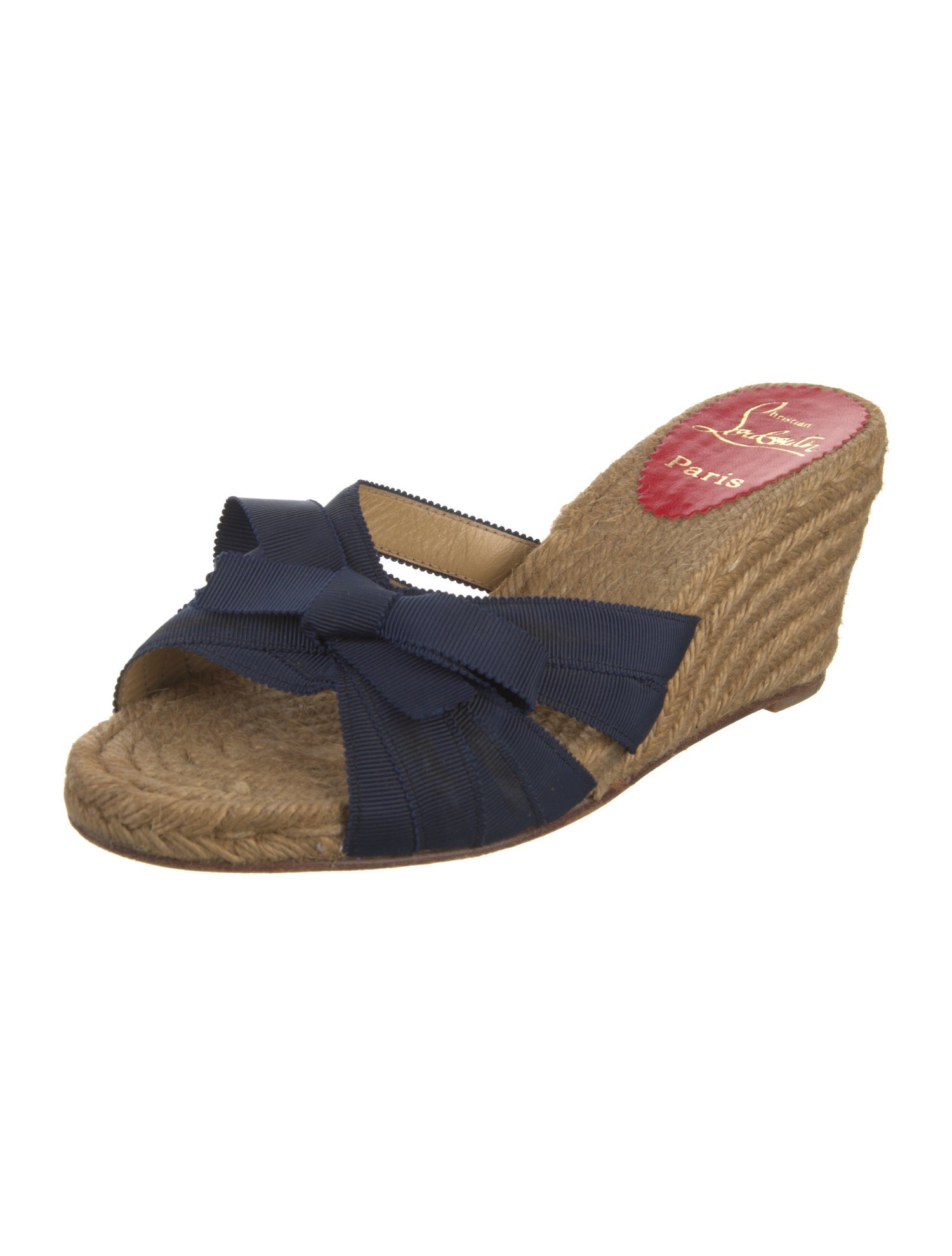 Christian Louboutin Bow Accents Espadrilles