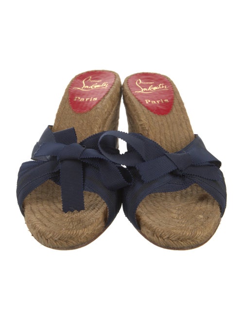 Christian Louboutin Bow Accents Espadrilles