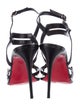 Christian Louboutin Leather Studded Accents Sandals