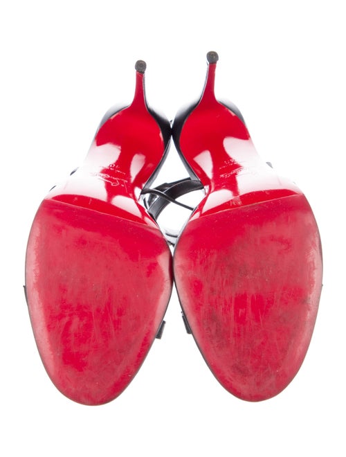 Christian Louboutin Leather Studded Accents Sandals