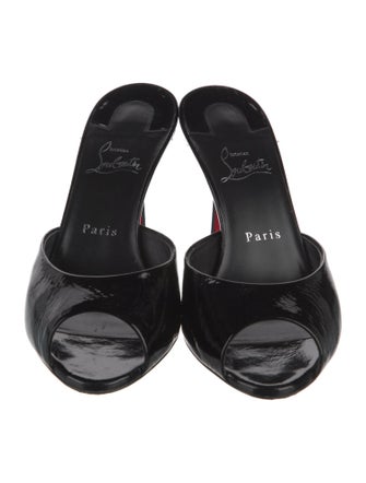 Christian Louboutin Patent Leather Mules