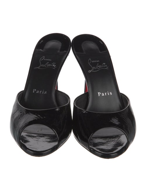 Christian Louboutin Patent Leather Mules