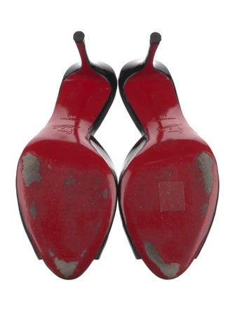 Christian Louboutin Patent Leather Mules