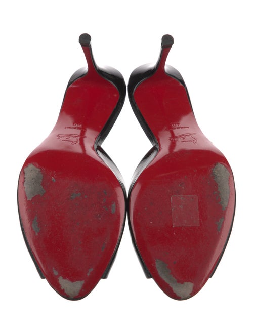 Christian Louboutin Patent Leather Mules