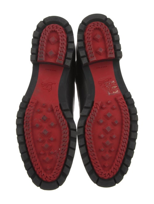 Christian Louboutin Leather Lace-Up Boots